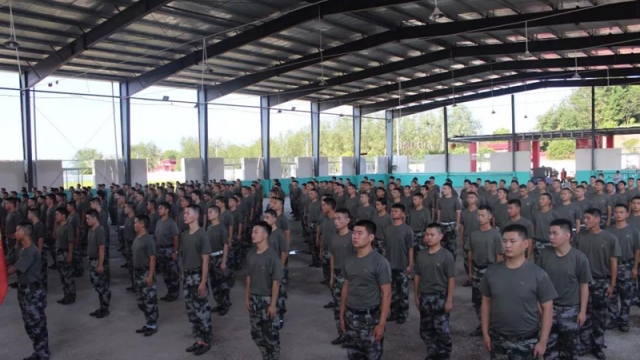 【武术六进】正阳县2018年预定兵役前训练在--大春文武学校举行