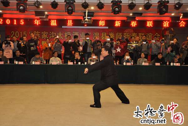 温县拳师新春联谊会陈小旺大师太极拳表演